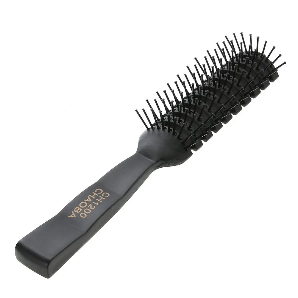 Salon Household Professional Rib Comb of Men’s Hair Styling Massage Curling Hairbrush Anti-tangle Anti-static Combs Haircare Smooth