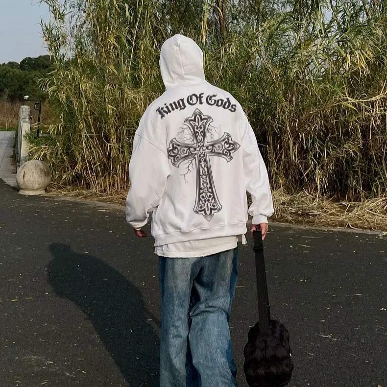 Hoodie IN Thánh Giá full lưng 1