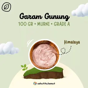 Garam gunung Himalaya Alami Organik