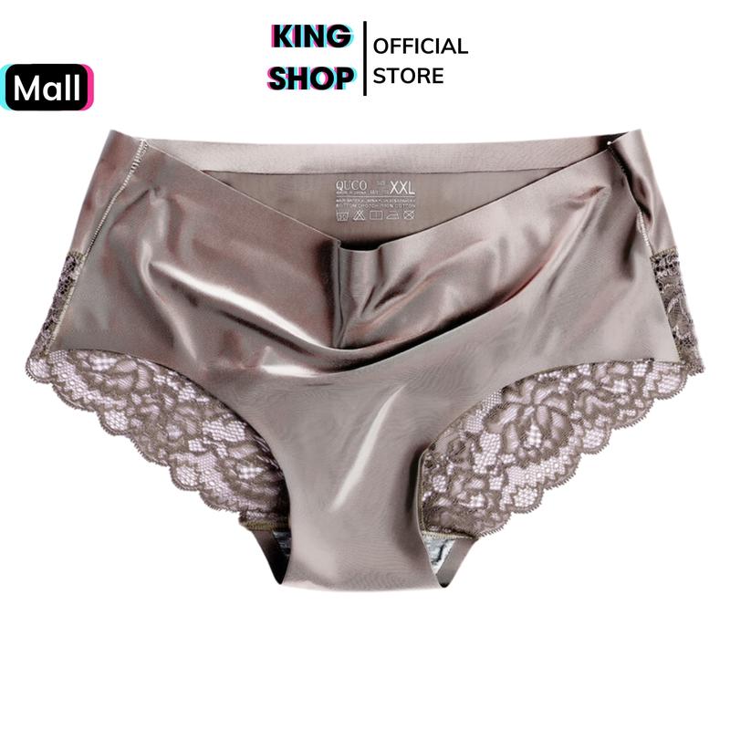 Quần lót nữ su phối ren cao cấp mát lạnh thông thoáng - Quần chíp nữ cạp vừa không lộ viền Kingshop L93 Women