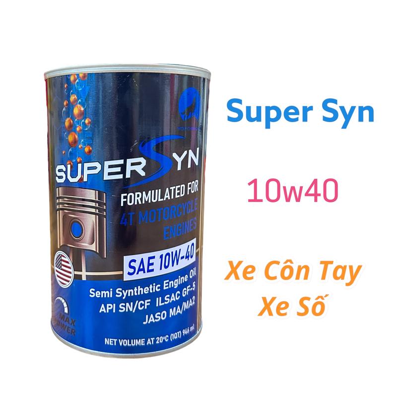 Nhớt Super Syn Xanh 10w40 Xe Số Xe Côn Tay (LIVE) Dầu Nhớt