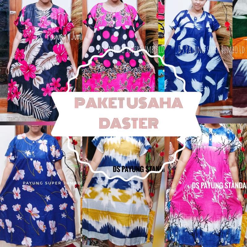 Paket Hemat 5 PCS DASTER PAYUNG STANDAR Nyaman Rayon Motif Busui Kancing Bumil 1