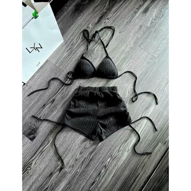 Sét bộ Bikini 2 mảnh dễ phối nhiều màu. Đồ bơi nữ  sẵn đệm mút 2 lớp có lẻ riêng quần áo nhiều màu trơn mã by03 3