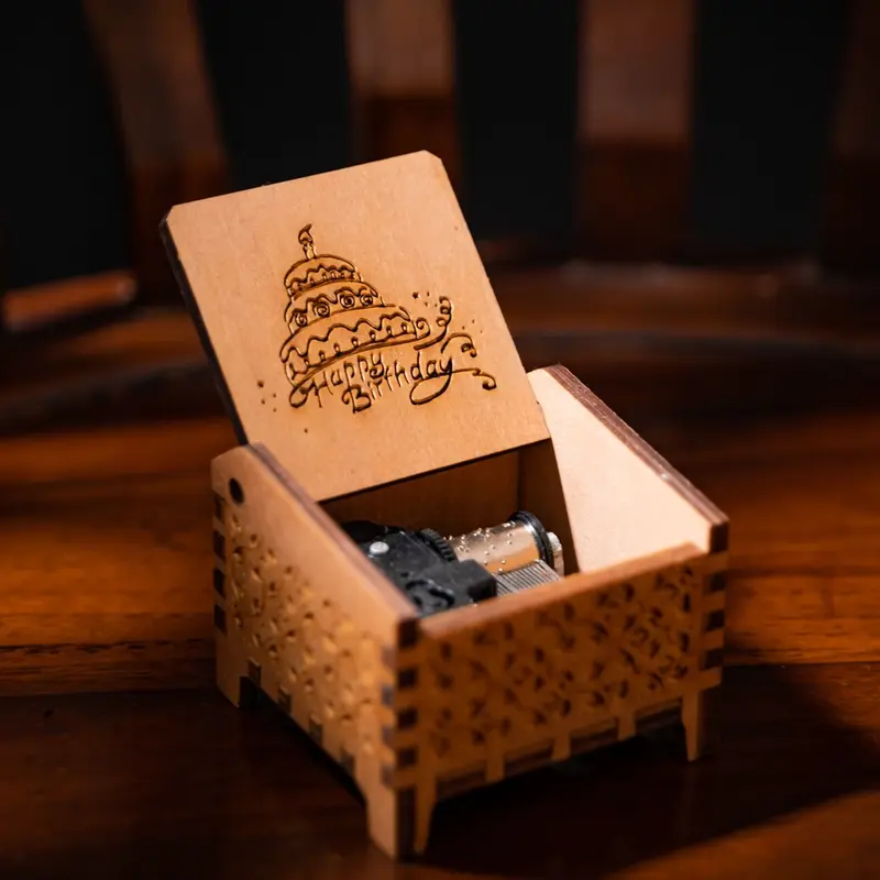 Happy Birthday Music Box Automatic - Hadiah Ulang Tahun Unik untuk Pacar, Teman & Keluarga 0