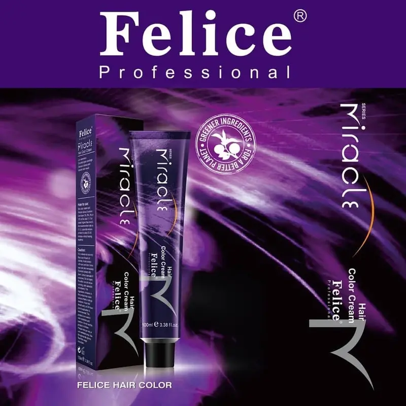 Pewarna Rambut Felice MIRACLE full set series - Hair Color Professional 100ml 2