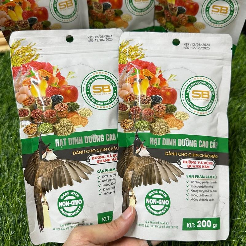 Cám Chim Chào Mào - Hạt Dinh Dưỡng Cao Cấp - Cám Thay Lông - Cám Nuôi Quanh Năm Thi Đấu - Thương Hiệu SBFood Đà Lạt
