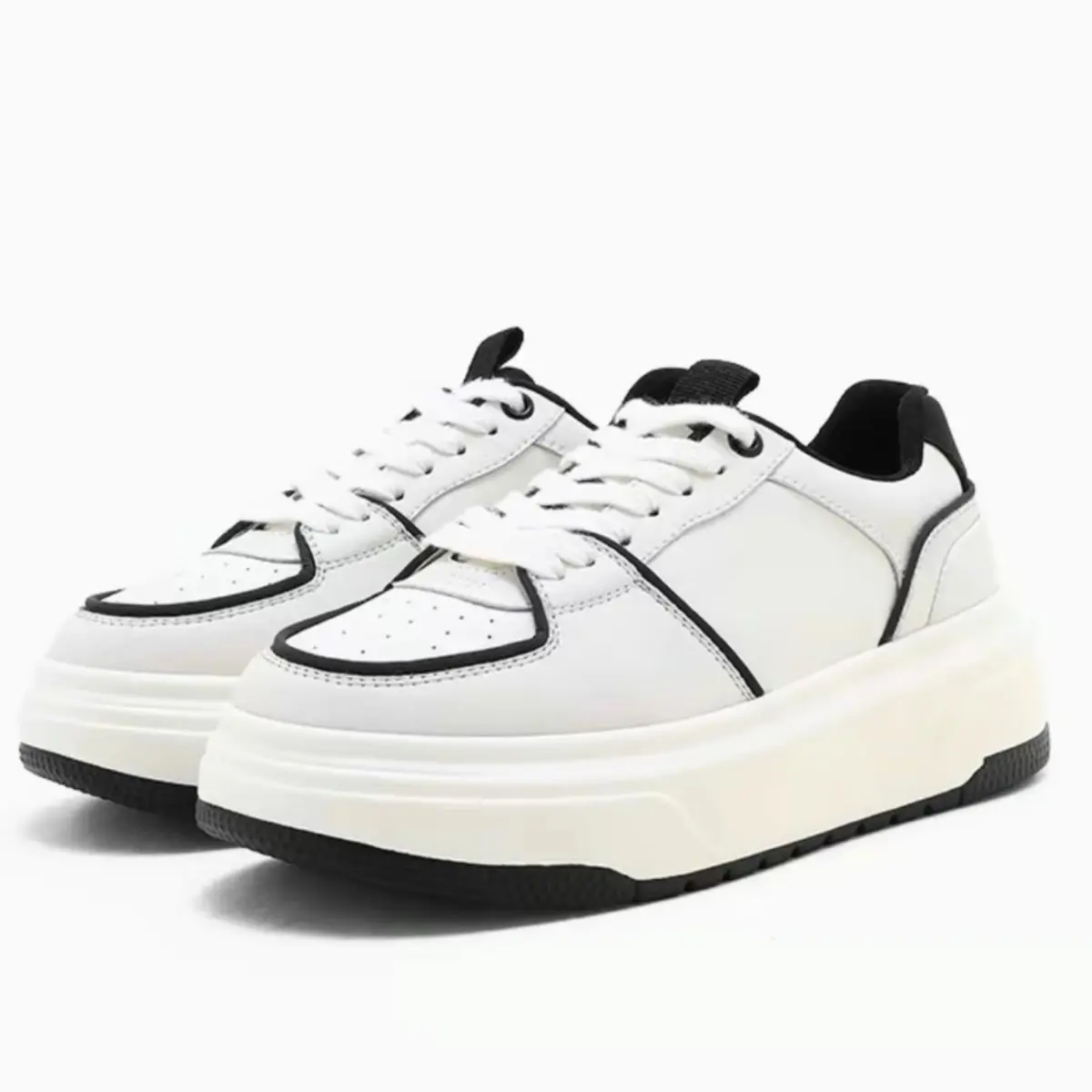 Giày thể thao sneaker m.ờ l.ờ b.ê chữ N.Y đen phối trắng cao cấp,full size nam nữ Sneaker low Shoes Đế cao