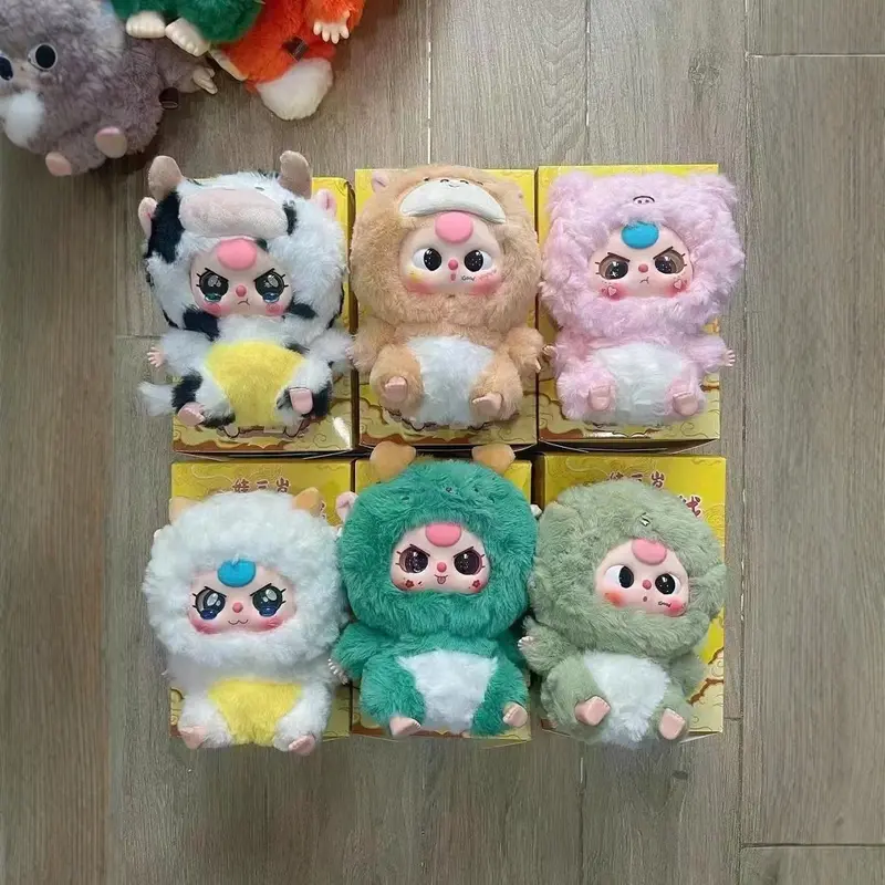 Búp Bê Chủ Đề Cung Hoàng Đạo, Mười Hai Chủ Đề, Ba Thế Hệ, Bộ Sưu Tập Nhồi Bông To Và Dễ Thương, Hộp Mù, Mặt Dây Chuyền Chơi Thời Trang, Thích Hợp Cho Bé Trai Và Bé Gái, Quà Sinh Nhật Toy Phát Nhạc 2