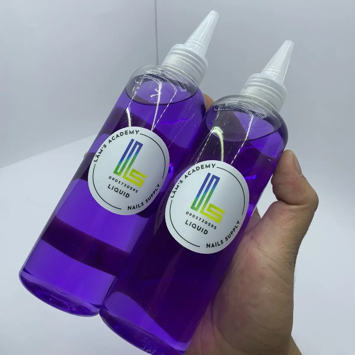 Liquid đắp móng tay tím LS