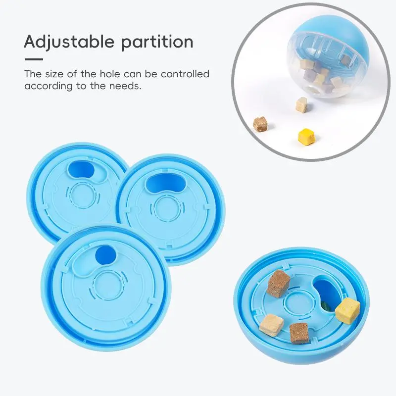 Pet Food Leakage Ball Toy, 1 Piece Pet Food Dispenser Ball, Pet Interactive Toy, Dog & Cat Accessories, Dog & Cat Toys 5