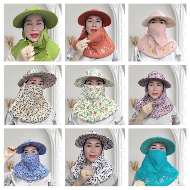 Kim yến -mũ chống nắng kèm khẩu trang- nón chống nắng- mũ nón chống nắng rộng vành che nắng tránh sạm nám tàn nhang khi đi ngoài trời  _Kim Thanh - Sỉ Váy Chống Nắng 3