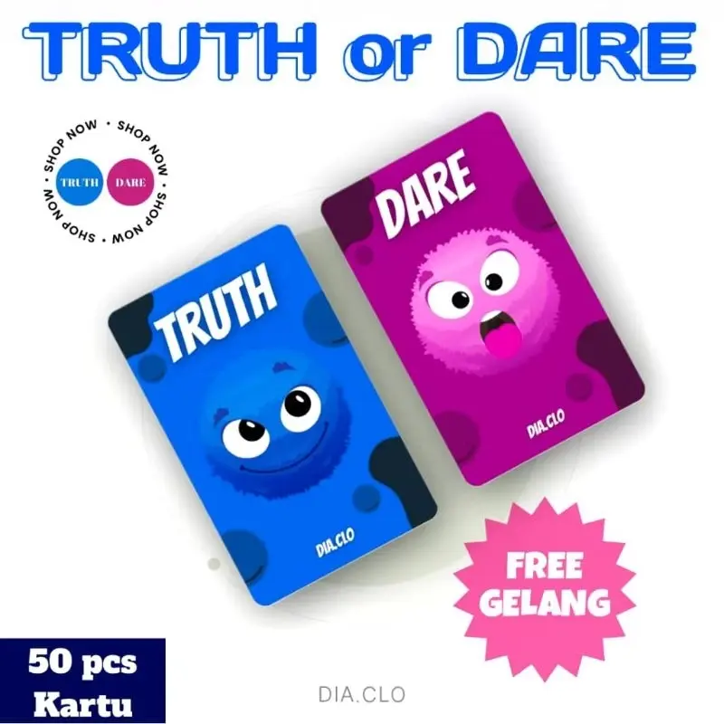 KARTU TRUTH OR DARE KARTU PERMAINAN