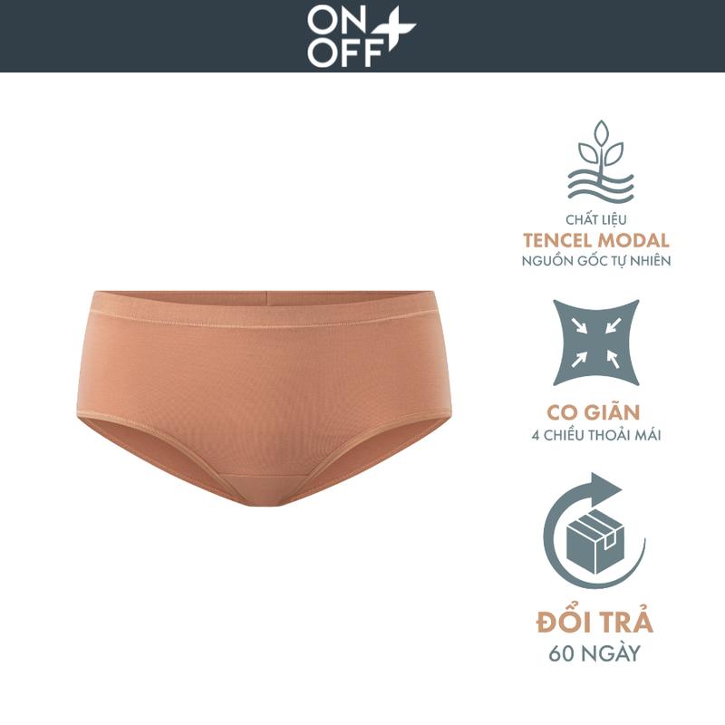 Quần lót nữ dáng hipster chất liệu tencel modal basic ONOFF - 16UV24A061
