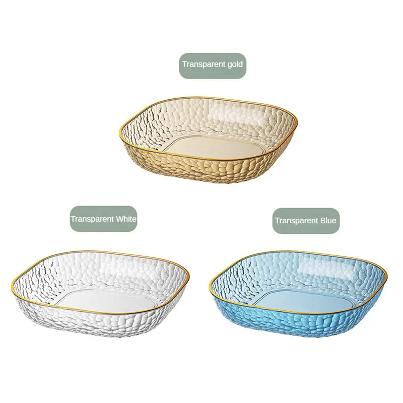 Đĩa Trái Cây, Nhà Sang Trọng, Thích Hợp Cho Phòng Khách Đĩa Nhựa, Cấp Cao, Đựng Bánh Quy Đồ Ăn Nhẹ, Cũng Thích Hợp Cho Văn Phòng 4