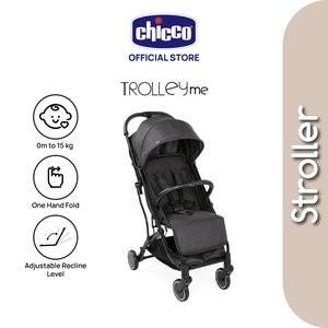 Chicco Trolleyme Stroller Bayi | Baby Stroller | Travel Friendly | Dari New born -15kg | Mudah Lipat dan Compact