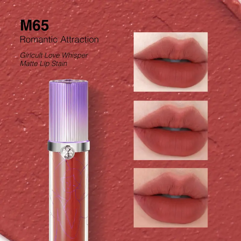 Girlcult Long-lasting Matte Lipstick, Water Proof Matte Lip Balm, Easy Coloring Lip Sticks, Moisturizing Matte Lipstick, Suitable for All Occasions Lip Makeup, Girls and Women Makeup Accessories, Makeup 8