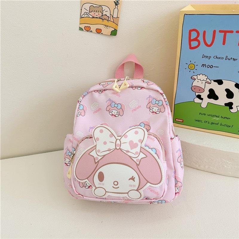 Balo cho bé đi học mầm non mẫu giáo Kuromi Cinnamoroll Melody 8