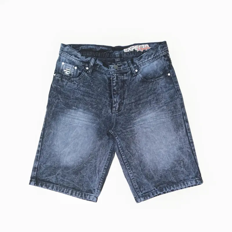 Expecto by VELOCUST - Celana Pendek Jeans Wringkle Snow Spray 6