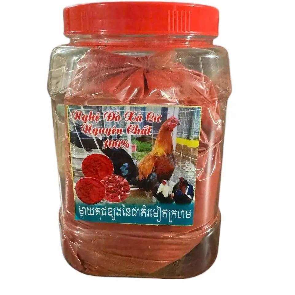 Nghệ bột đỏ xà cừ vô gà chọi hủ 1kg