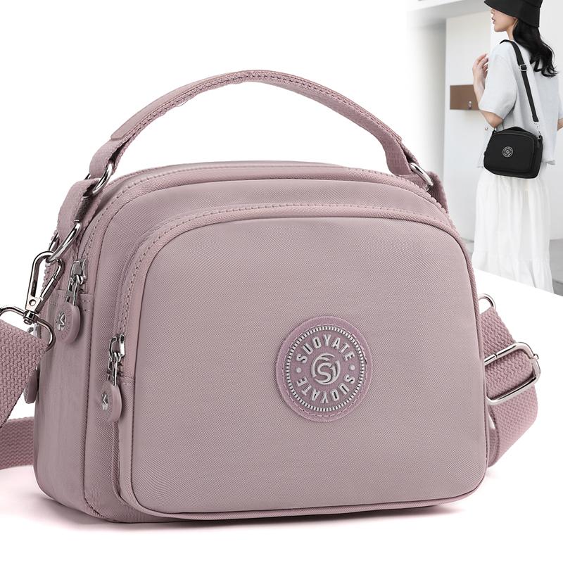 Túi Đeo Chéo Nữ, Màu Trơn Không Thấm Nước, Túi Xách Đựng Đồ, Dung Lượng Lớn, Túi Messenger, Thích Hợp Cho Bé Gái Bag