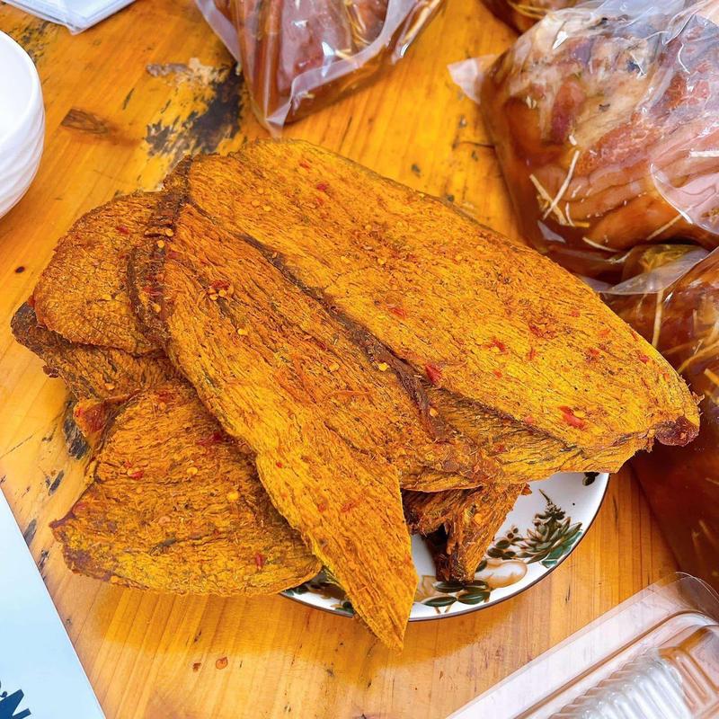 [Loại Ngon] 500g Bò khô nguyên miếng ăn liền vị cay tê ăn vặt