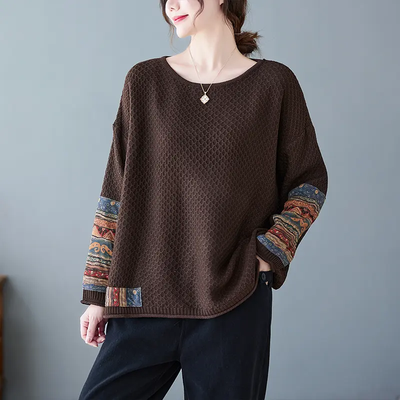 Winata Top - Premium Oversized Top Lengan Panjang Fashion Retro Terbaru