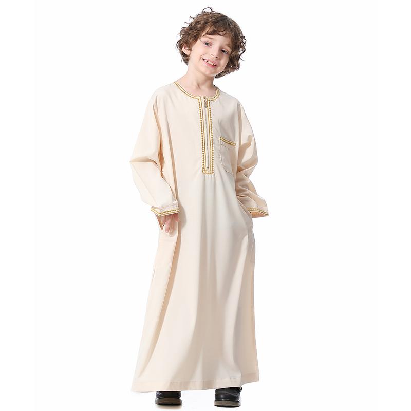 Product Introduction of Indian Teen Clothing Teen Boys Robe Muslim Boys Clothing Muslim Boys Indian Boys Clothing 7