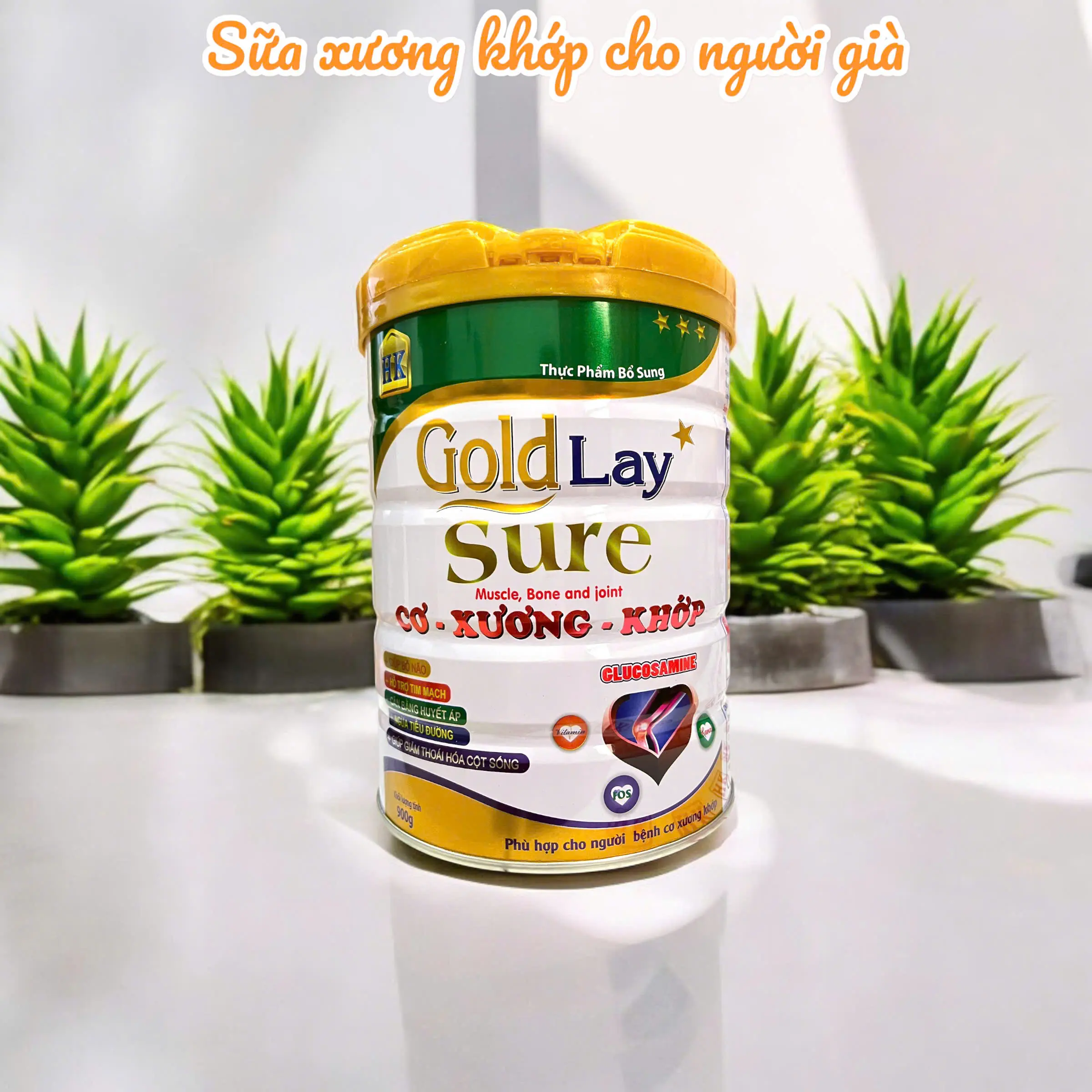 Sữa xương khớp cho người già Goldlay Sure 900g - Sữa CƠ XƯƠNG KHỚP 900g