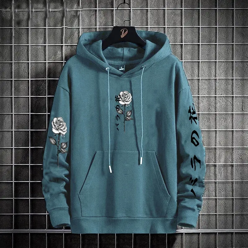 hoodie kece flowrose unisex X-XXL Fleece Distro 1