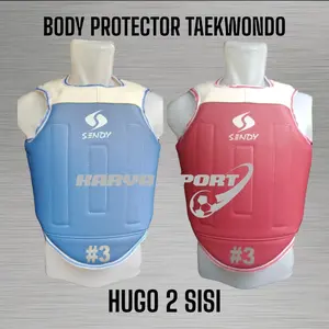 Body Protector Pelindung Badan Taekwondo Hugo SENDY 2 sisi Original