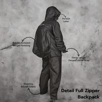 Gambar Zaltan Raincoat Setelan Jas Hujan Pria Wanita Mantel Raincoat PVC Premium Full Zipper Backpack Anti Rembes Outdoor Traveling - Full Zipper Standard, Standard (L-XL) dari Zaltan_NEW Kab. Bandung 4 Tokopedia