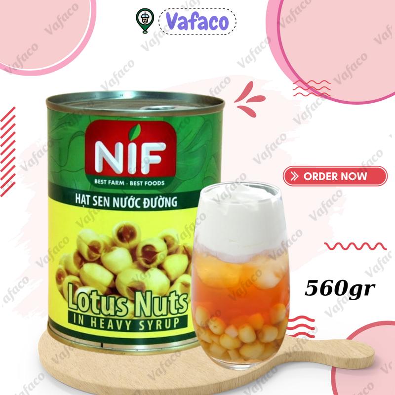 Hạt sen ăn liền Nif 560g (Hạt sen ngâm nước đường) 0