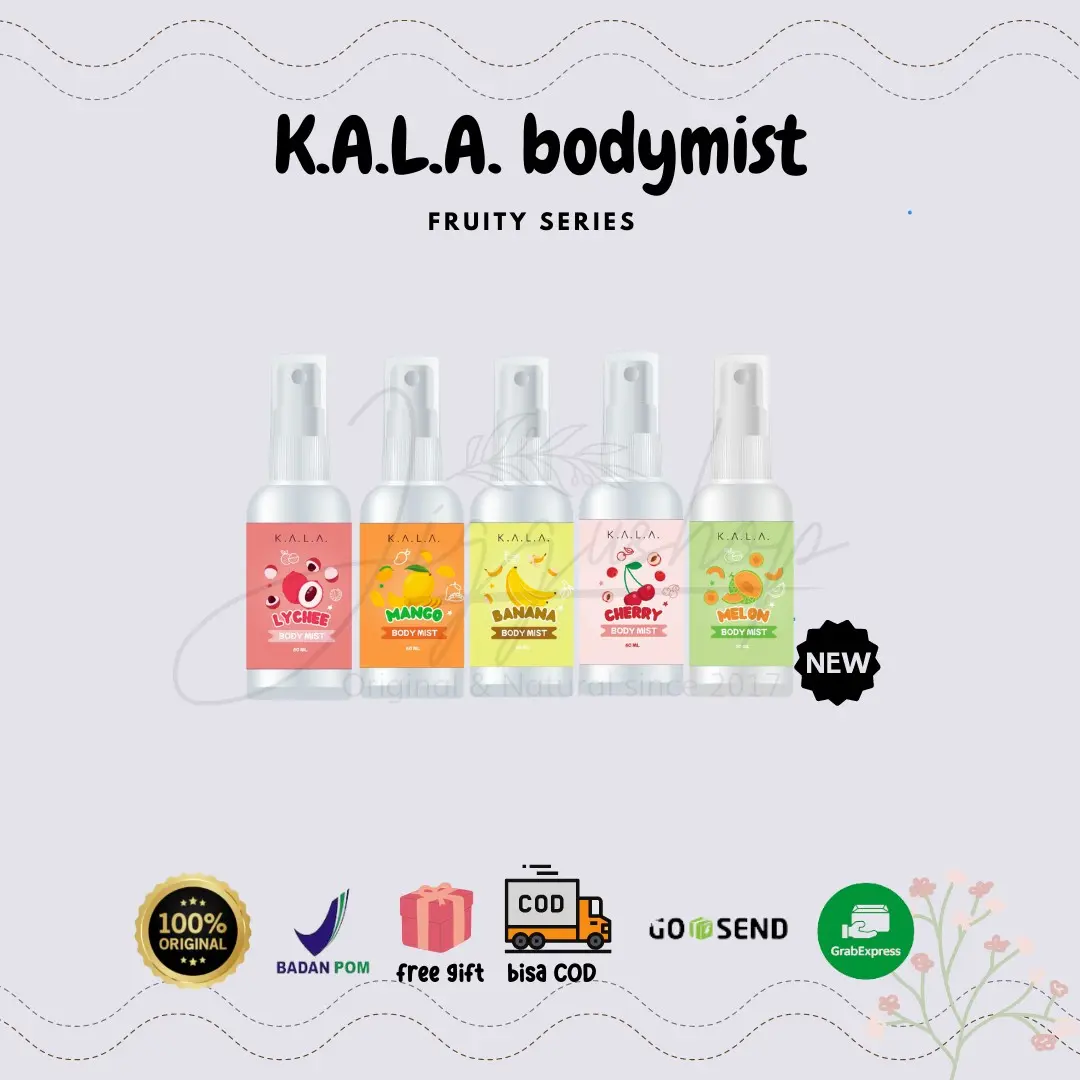 KALA variant baru - body mist parfum 60mL spray parfume BPOM K.A.L.A. - Bodymist Tahan Lama - Fruity Series
