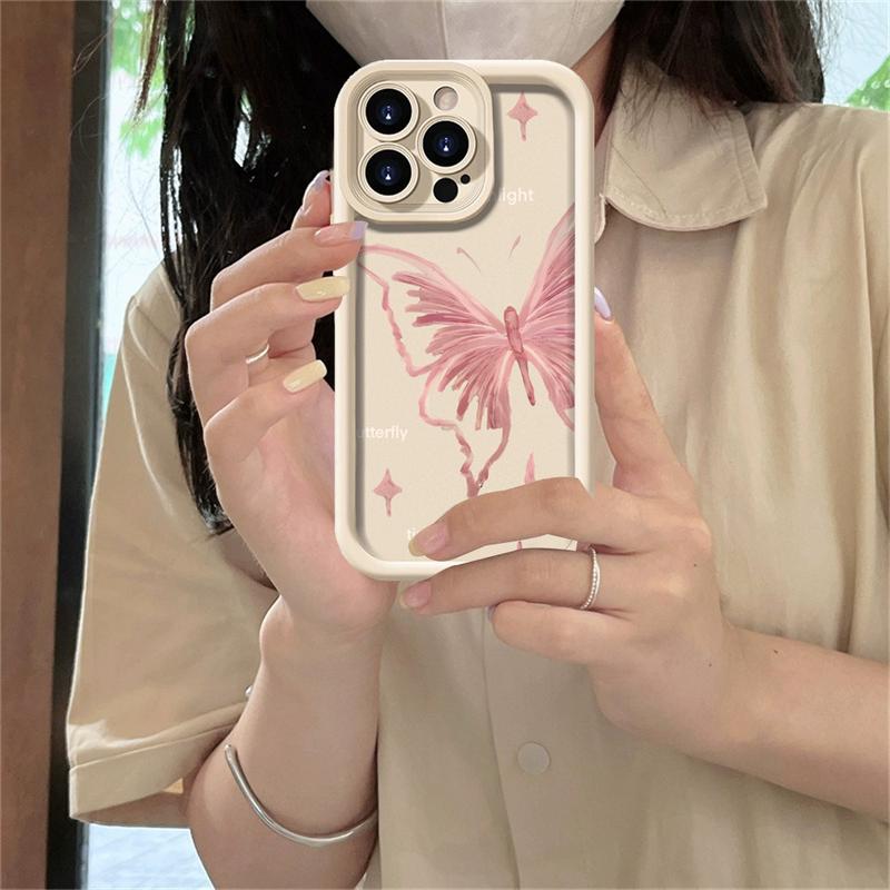 Product Introduction of Case for Redmi Note 13  Pro A2 A1 Note 12 Note11S Redmi13C12C 10C 10 10A 9C 9A 9T POCO M5S Note12Pro 11Pro 10S 9S 9Pro Poco X5 5G X3 NFC X3 Pro Pro pink butterfly Soft Cover Rixuan 3C 18