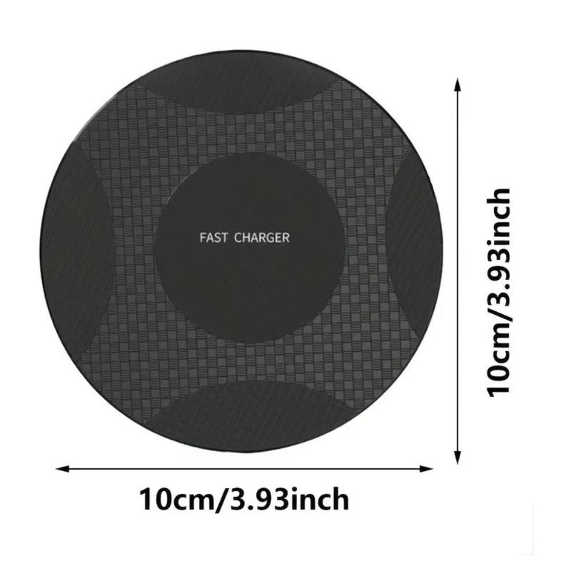 Wireless Charger Pad Stand for Smartphone, Desktop Ultra-thin Mobile Phone Charging Station, Portable Charger for iPhone 15 14 13 12 11 Samsung Xiaomi Phones, Electronic Product, Valentine's Day Gift 1
