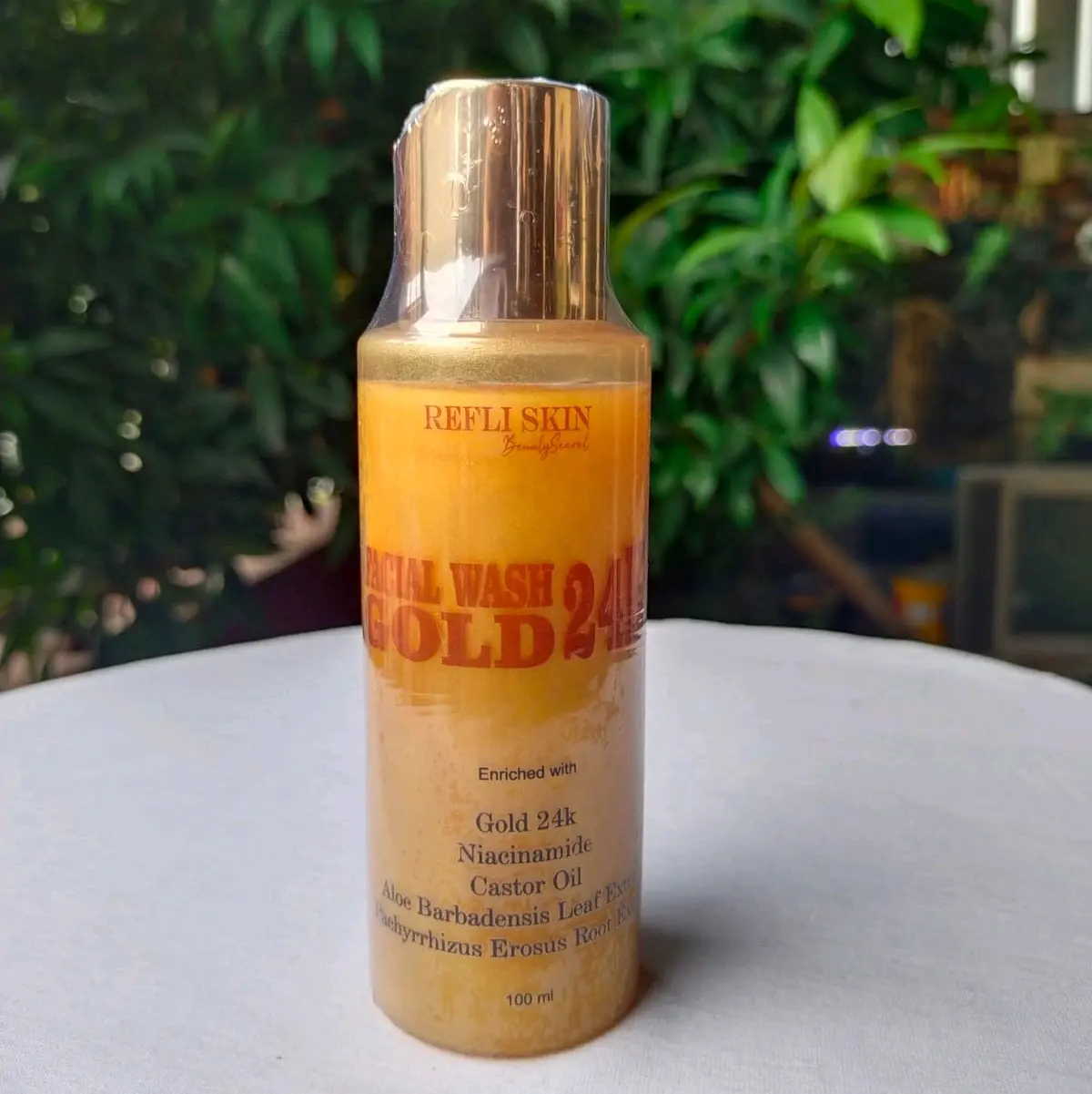 Facial Wash Gold 24K Refli Skin