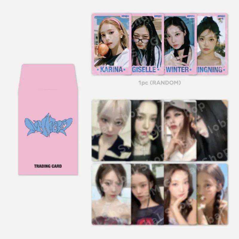 Thẻ Giao Dịch Thế Giới Của Tôi, Album Aespa, Thẻ Ảnh Mùa Đông Karina Giselle Ningning, 3 Mỗi Bộ 2