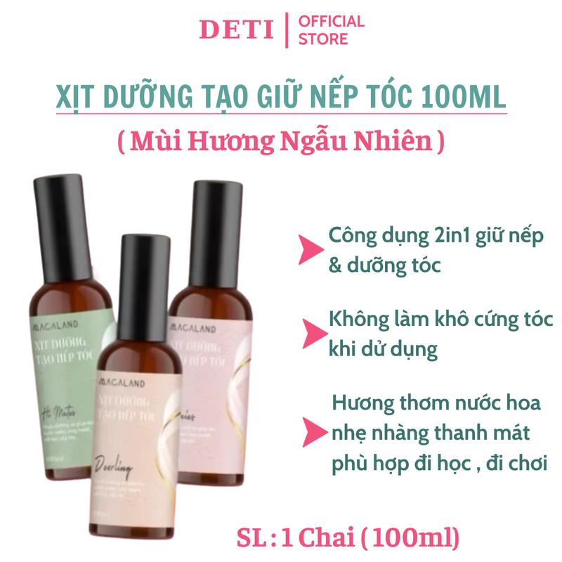 Chai xịt 2in1 giữ nếp tóc và dưỡng tóc 100ml hương nước hoa Pháp Nữ