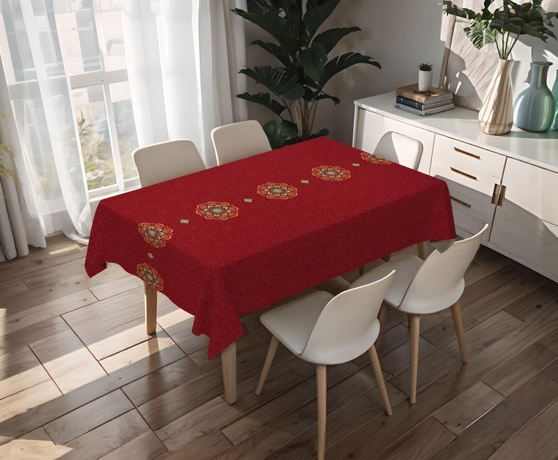 Khăn trải bàn Vải dã ngoại PVC chống thấm nước chống bẩn Khăn trải bàn Bàn trang trí 4/6/8 chỗ ngồi nhựa v13 khăn  trải  khăn trải bàn tròn