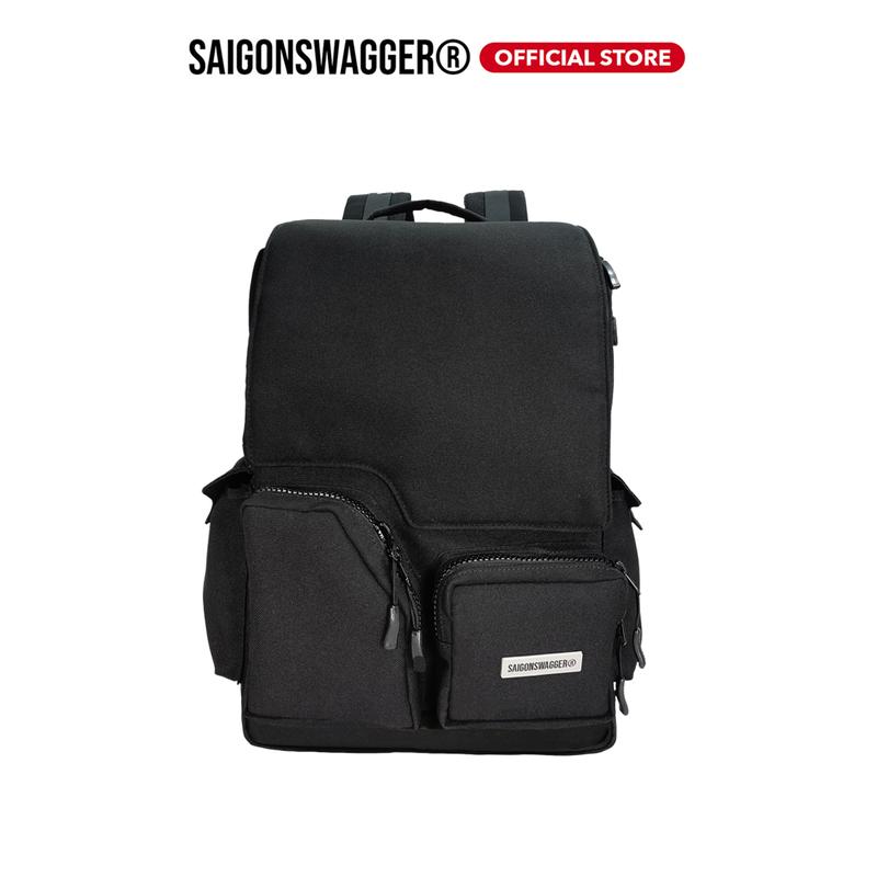 Balo Nam Nữ SAIGONSWAGGER  nhiều ngăn chống thấm SGS BLOCK BACKPACK, ngăn chống sốc Đựng Laptop 15.6inch