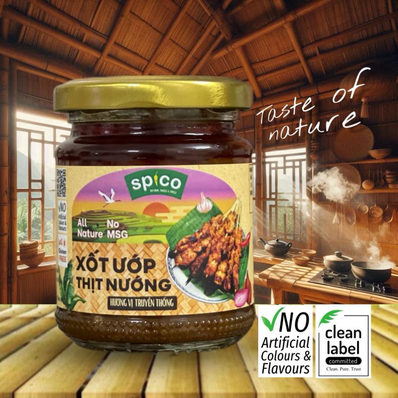  Xốt Ướp Thịt Nướng SPICO 160gram thơm ngon tự nhiên không phụ gia 