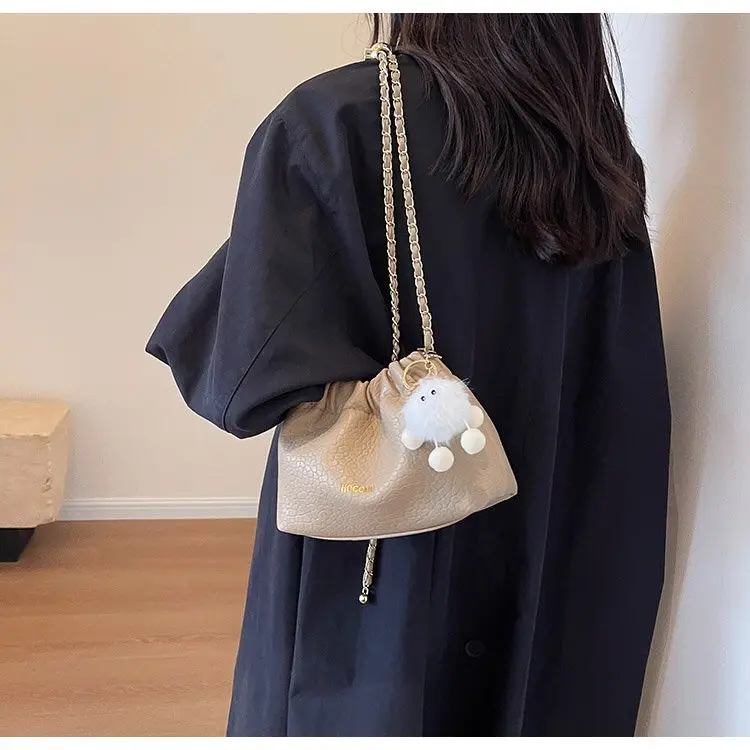 3083 TAS SERUT WANITA TAS KECIL MINI BAG KOREAN STYLE SLINGBAG BUCKET BAG FREE CHARM BAG LUCU HOCO 6