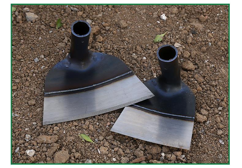 Product Introduction of [Agricultural hoe] Growing vegetables, turning the ground, weeding with long handle, digging bamboo shoots, big hoes, gardening steel hoes, wide hoes, pursed hoes, shovels and hoes 11