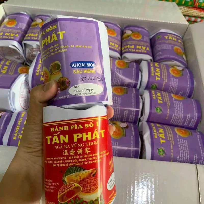 03 bánh Pía xưa gói giấy ( 4 cái / cây) 1