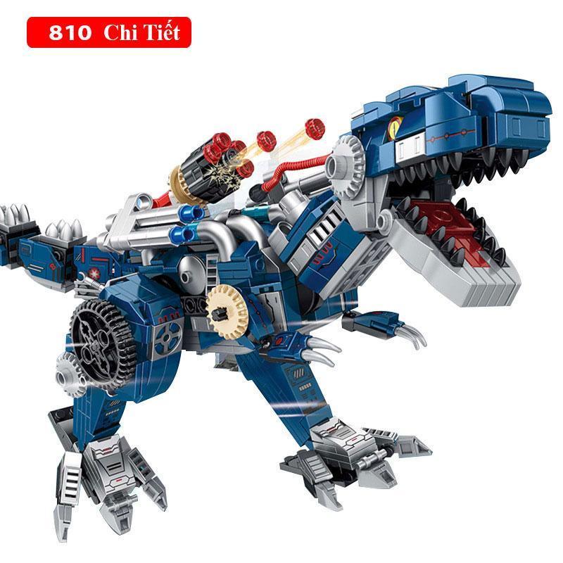  Bộ đồ chơi lắp ghép Mô hình khủng long Trex siêu to chất liệu nhựa với 810 chi tiết ABS cao cấp Tháo Lắp Bộ Lắp Ráp Toy Xếp Hình 