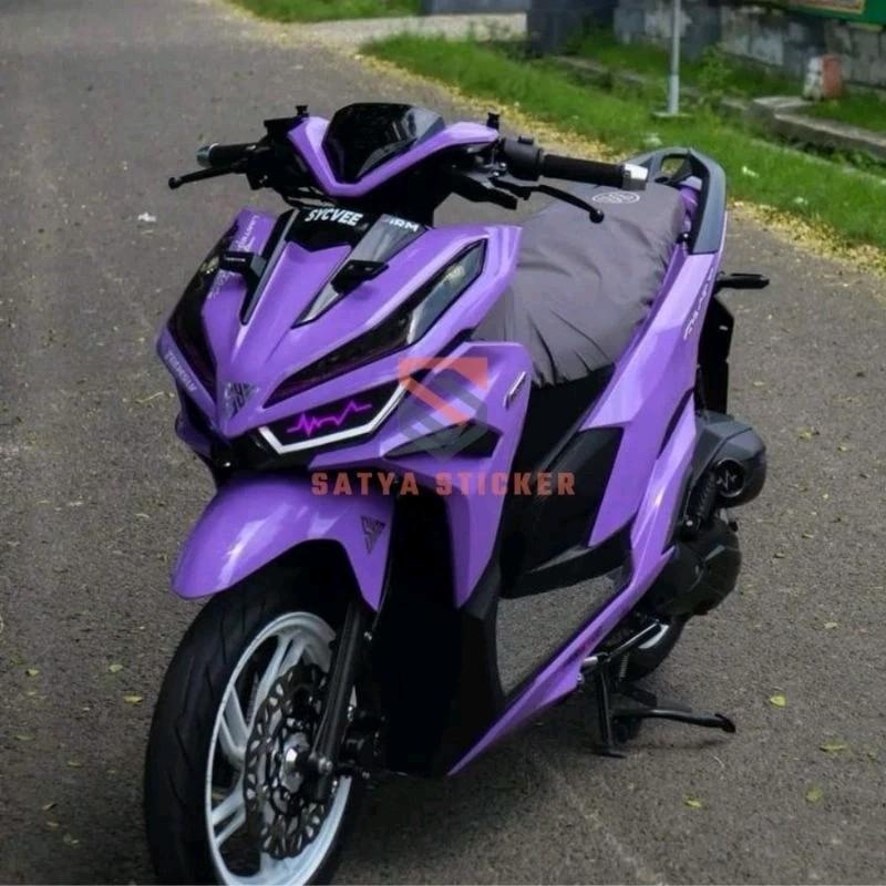 SKOTLET STIKER MOTOR VIOLET TARO GLOSY SKOTLET UNGU TARO GLOSSY SCOTLITE VIOLET TARRO GLOSSY STIKER MOTOR LAVENDER  SCOTLAIT VIOLET TARO GLOSY HARGA PROMO BISA COD Motorcycle 3