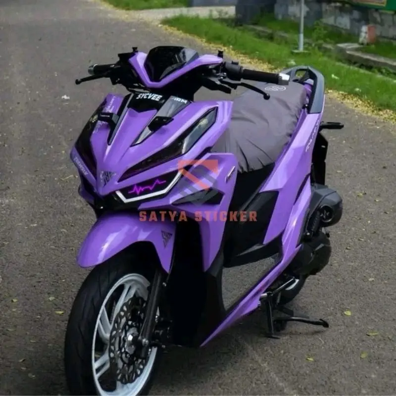 SKOTLET STIKER MOTOR VIOLET TARO GLOSY SKOTLET UNGU TARO GLOSSY SCOTLITE VIOLET TARRO GLOSSY STIKER MOTOR LAVENDER  SCOTLAIT VIOLET TARO GLOSY HARGA PROMO BISA COD Motorcycle 3
