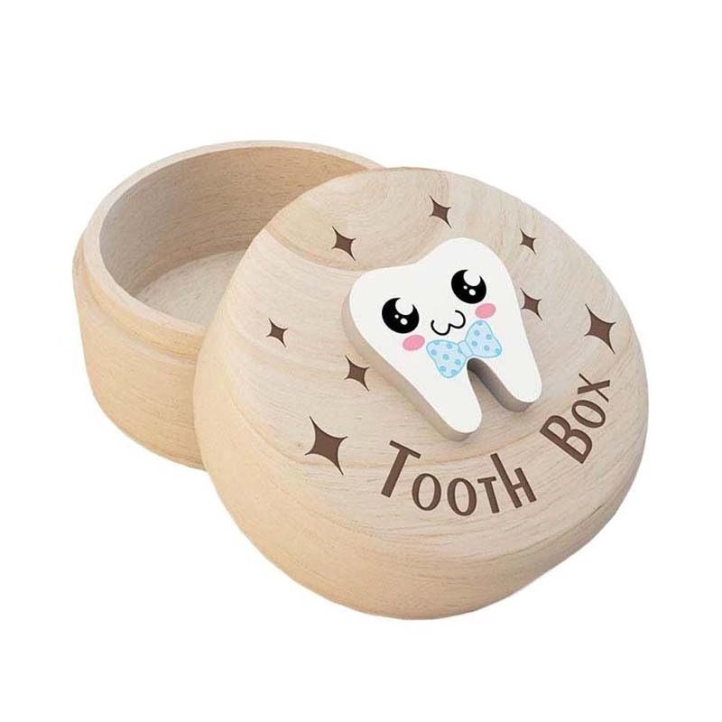 Product Introduction of Mini Collection Commemorative Box Wood Baby Tooth Box Primary Teeth Baby Teeth Save Milk Teeth Organizer Souvenirs Box Fetal Hair Umbilical Cord Preservation Deciduous Tooth Case Children 6