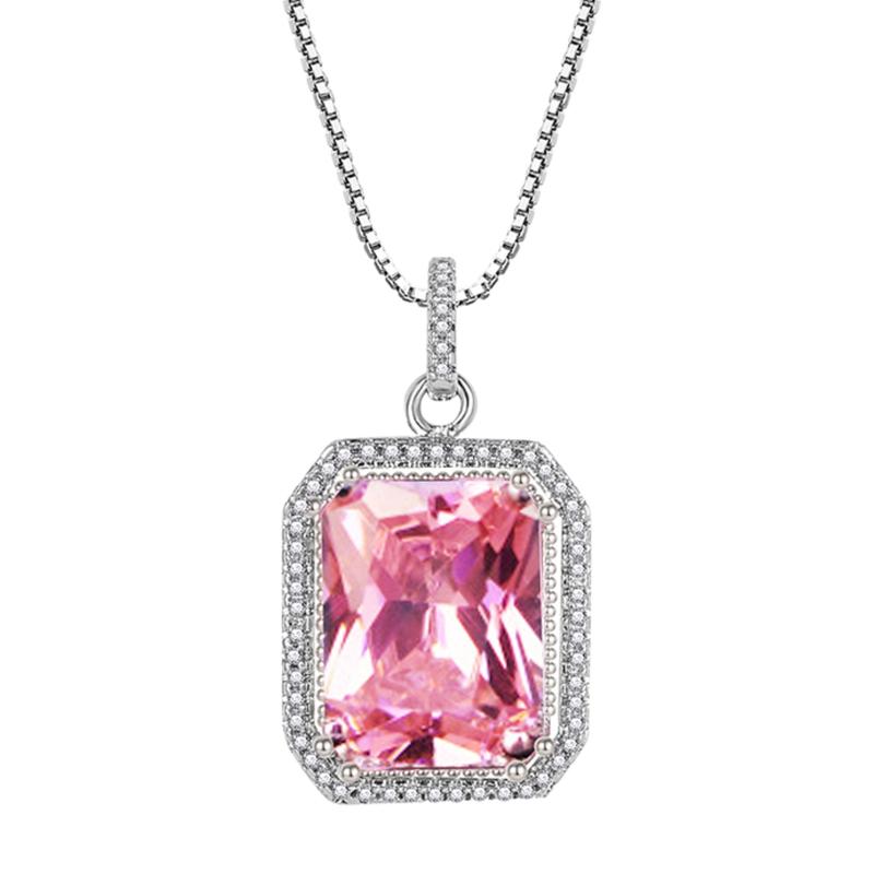 Product Introduction of Tik Tok Live Stream Rectangular Diamond Colored Gems Eardrops Stud Earrings Ring Hot Sale Square Pink Yellow Diamond Crystal Jewelry Suit sakuya  keychain gantungan  kunci bus  stop ganesha  keychain sonny  angel 18