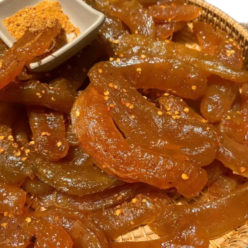 HỘP 500gram . MỨT ME DẺO RIM MUỐI ỚT CHUA NGỌT  . Ăn Vặt. Food 0
